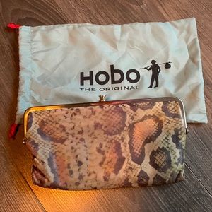 Hobo snake print wallet